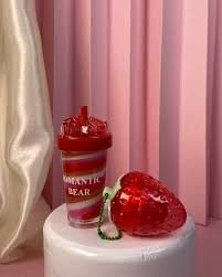 Romantic Bear Strawberries - Lip Gloss